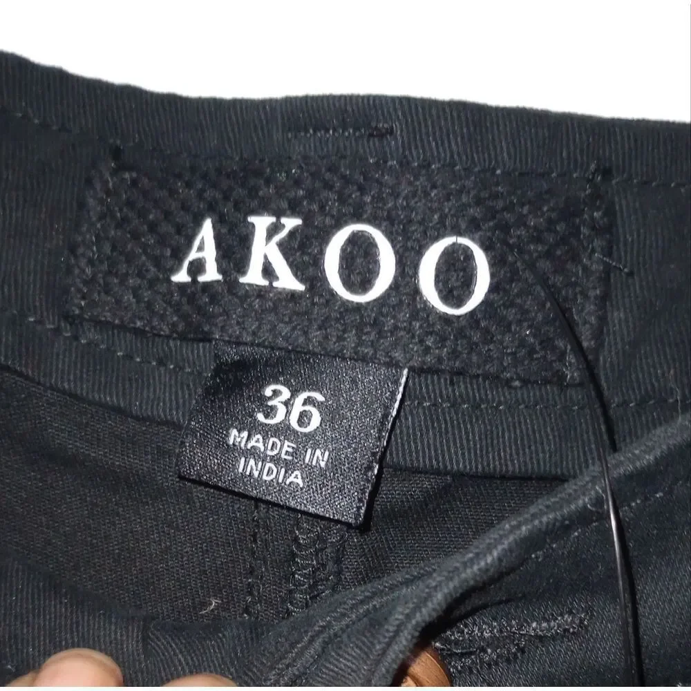🆕🩳Akoo Kilamanjaro Shorts, Blk, Sz 36